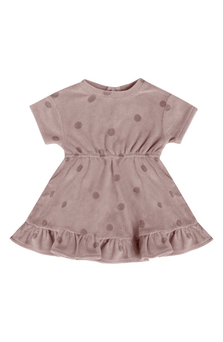 QUINCY MAE Kids' Dot Terry Dress, Main, color, 