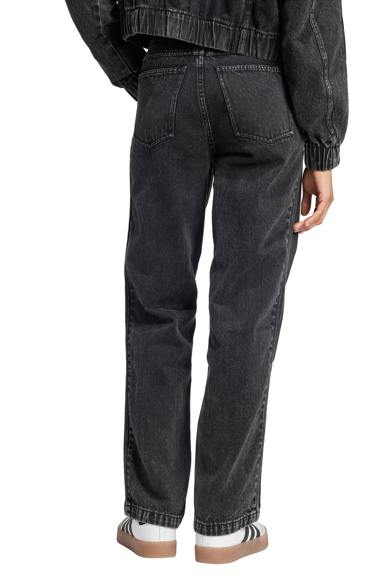 adidas Premium Essentials Front Seam Straight Leg Jeans (Women
