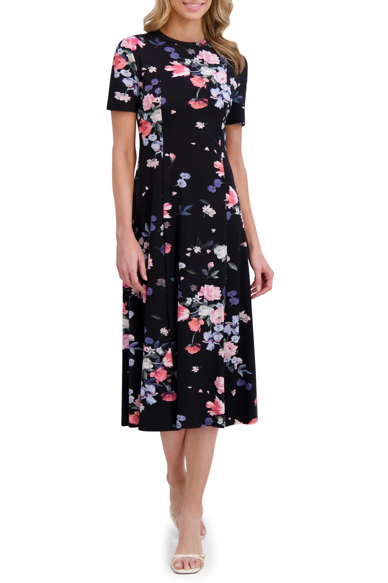 Floral Jersey Midi Dress video