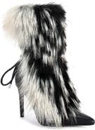 AZALEA WANG Mahtama Faux Fur Bootie