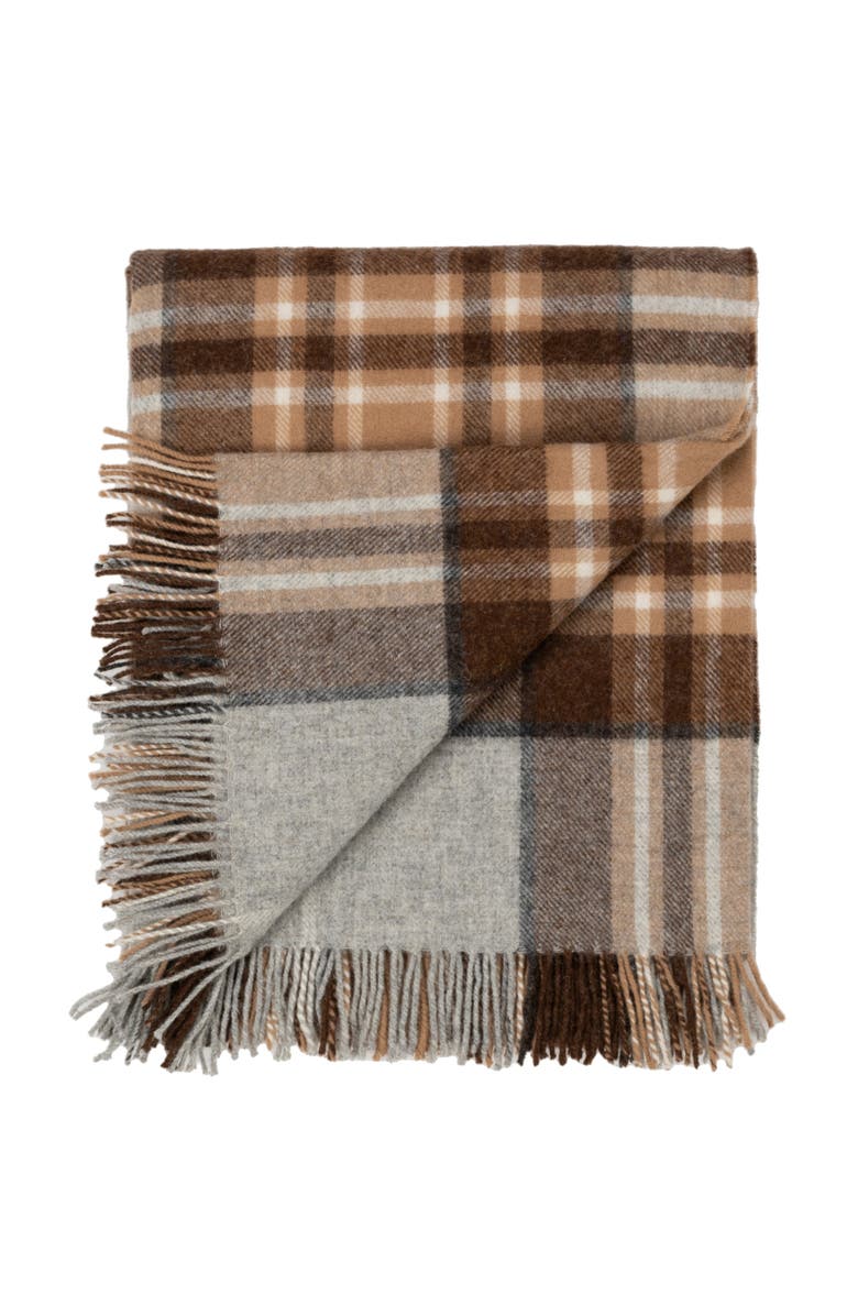 Prince of Scots Highland Tweeds Shetland Lambswool Throw, Alternate, color, Mckellar