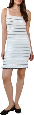 Bella Dahl Ruffle Hem Rib Dress