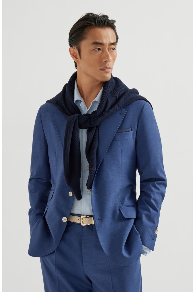 Deconstructed Cavallo blazer, Alternate, color, Royale Blue
