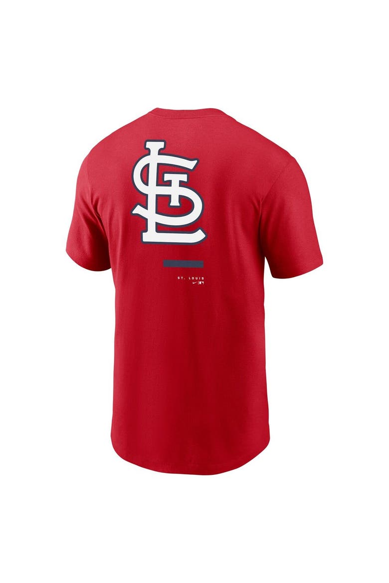 Men's Nike Red St. Louis Cardinals Over the Shoulder T-Shirt, Alternate, color, Red