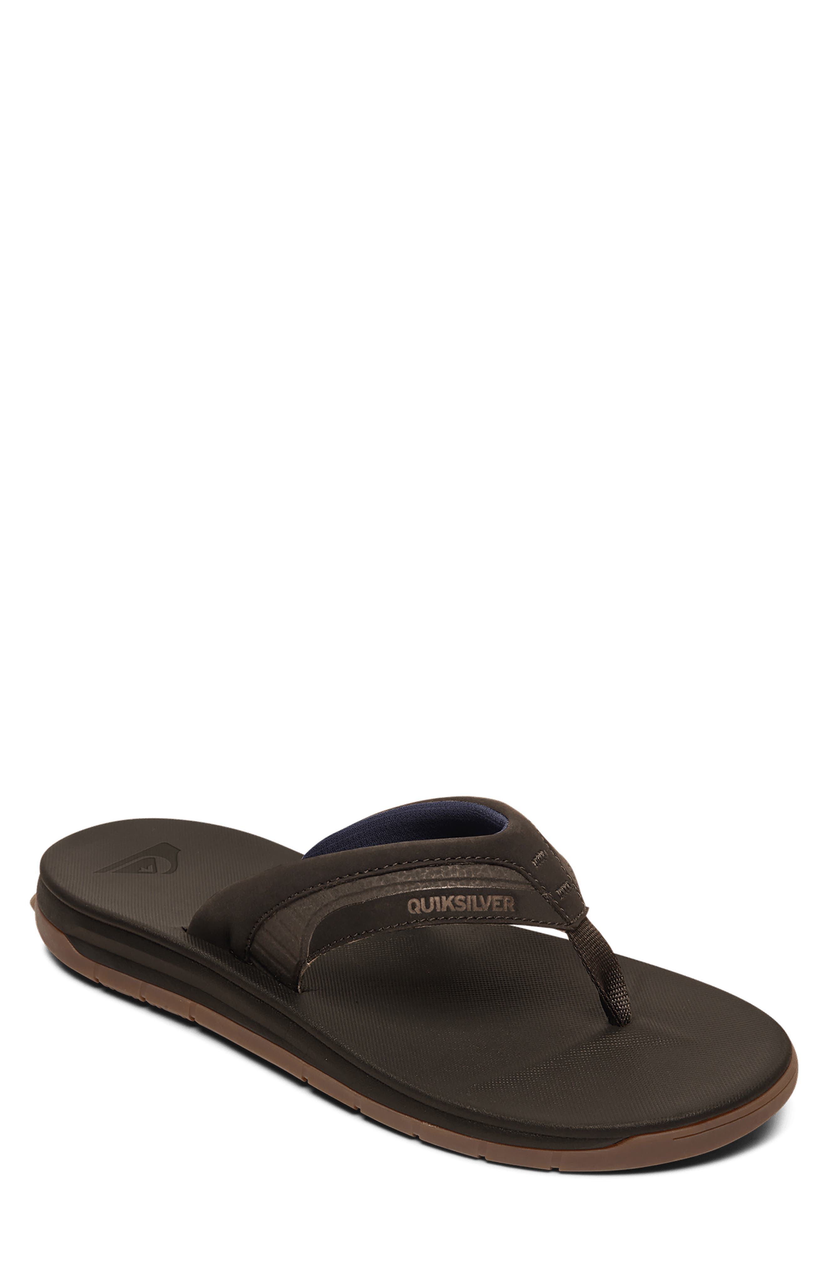 Coastal Excursion Flip Flop, Main, color, BROWN/ BROWN/ BROWN