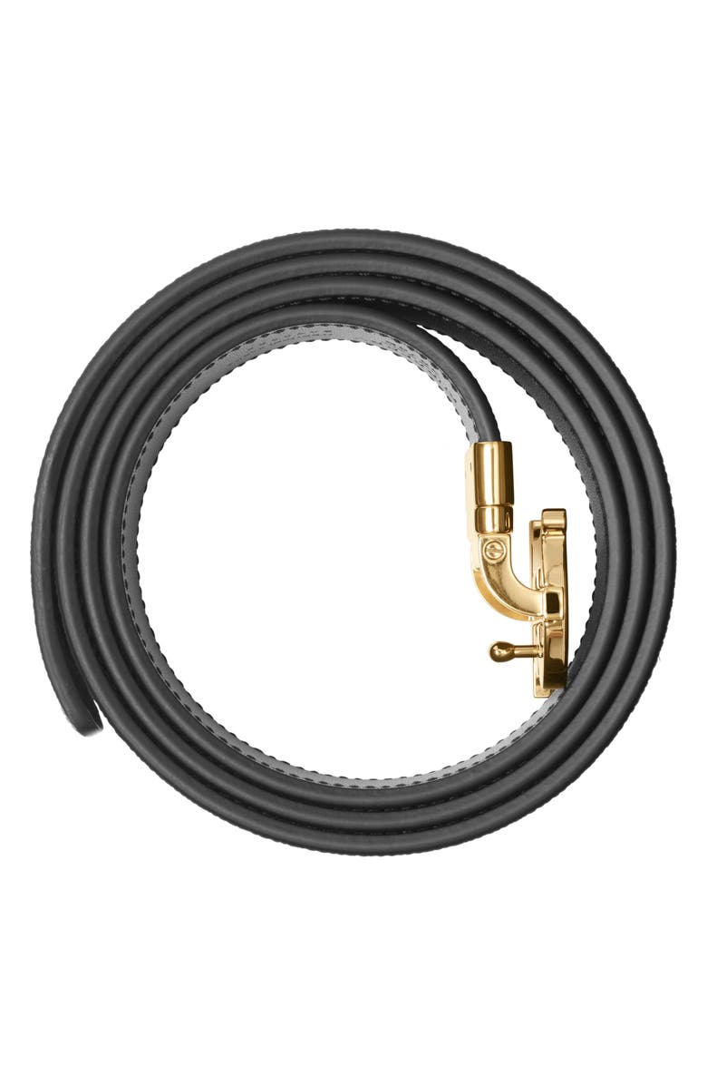 Burberry TB Plaque Check Reversible Belt, Alternate, color, Black-Archive Beige