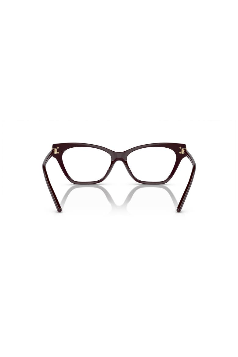 54mm Cat Eye optical glasses, Alternate, color, Red