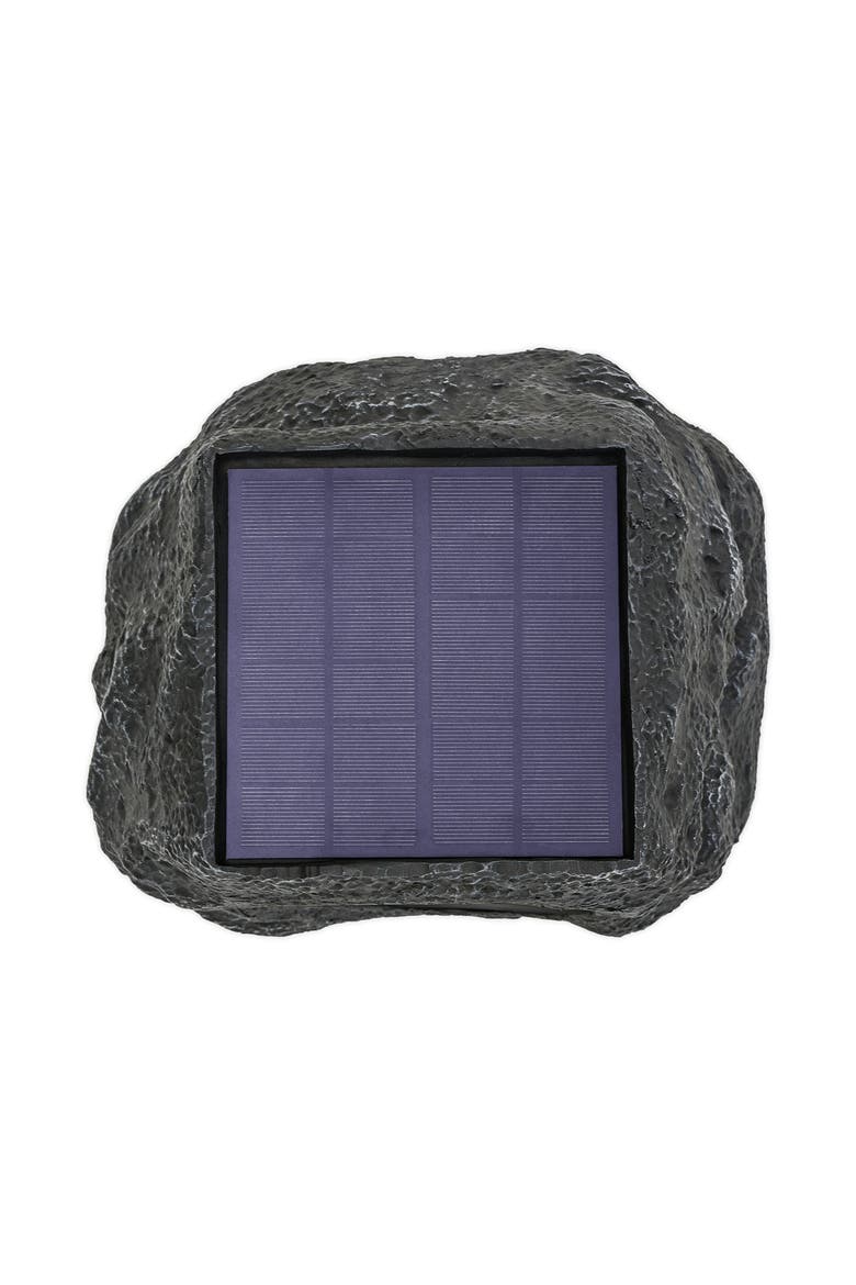 Rock Speaker Connect Solar Bluetooth Speaker, Alternate, color, Granite