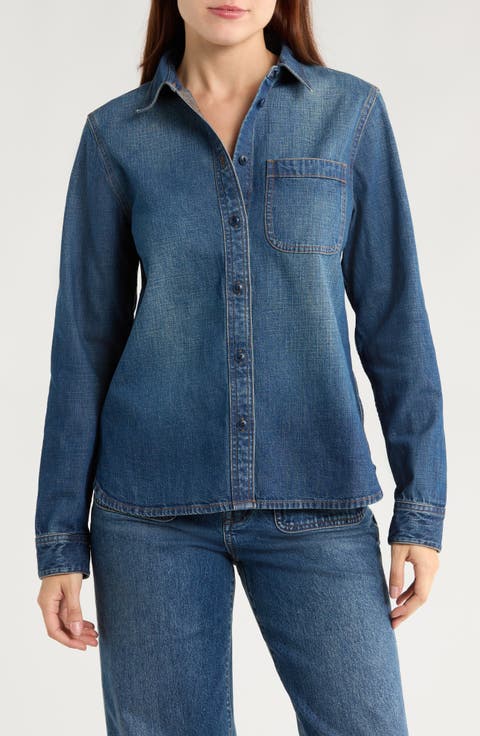 Classic Denim Shirt in Lombard Wash