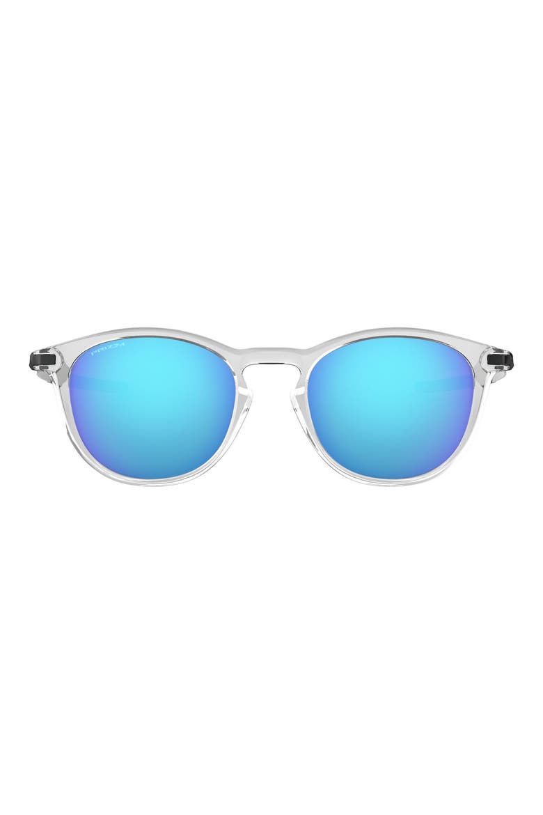 Ptchman™ 50mm Small Round Sunglasses, Main, color, CLEAR