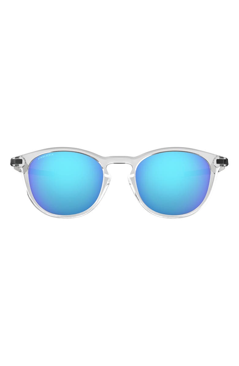 Oakley Ptchman<sup>™</sup> 50mm Small Round Sunglasses, Main, color, Clear
