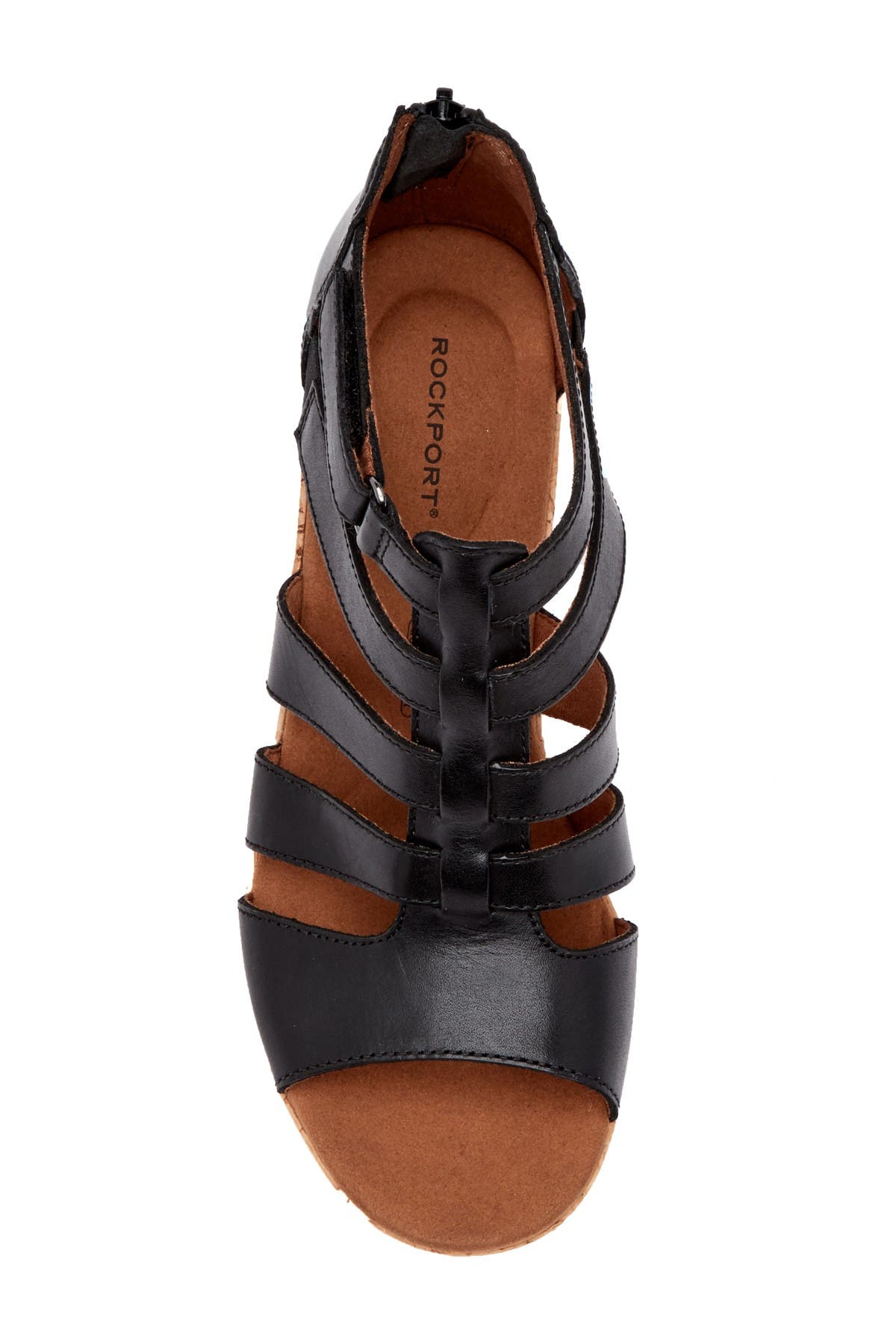 Rockport Briah Cage Wedge Sandal - Wide Width Available, Alternate, color, 