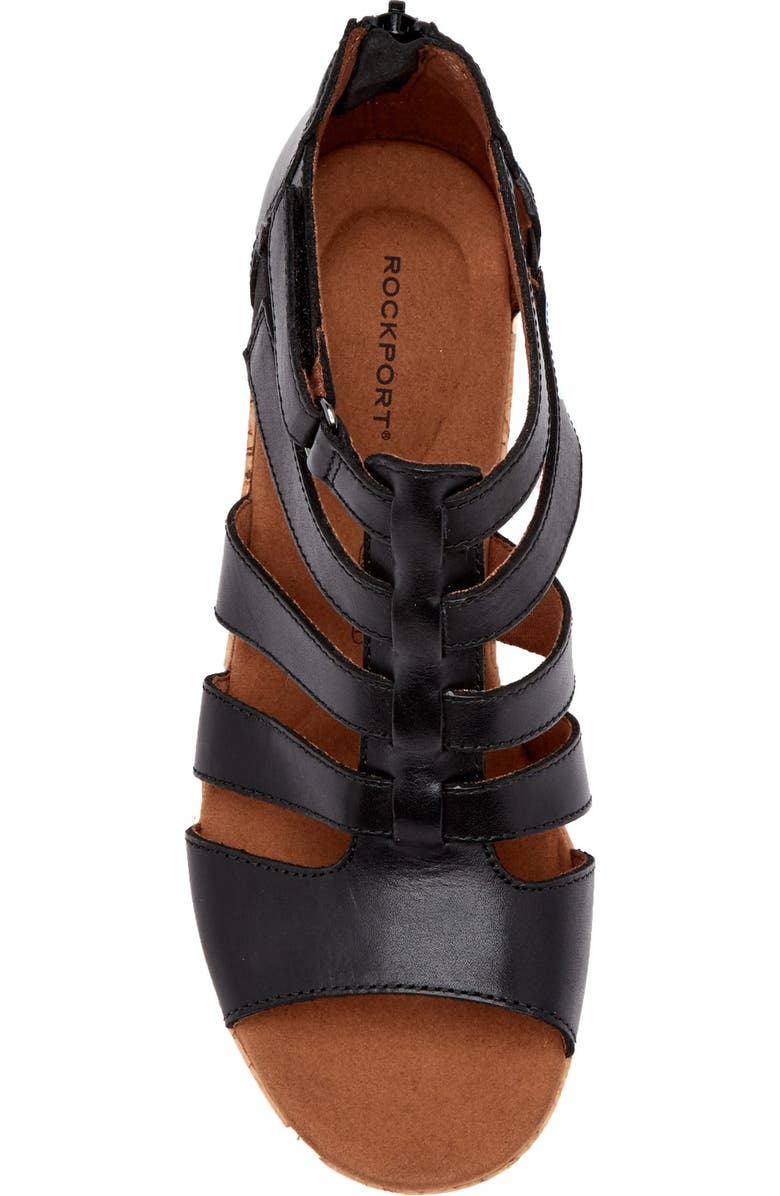 Rockport Briah Cage Wedge Sandal - Wide Width Available, Alternate, color,