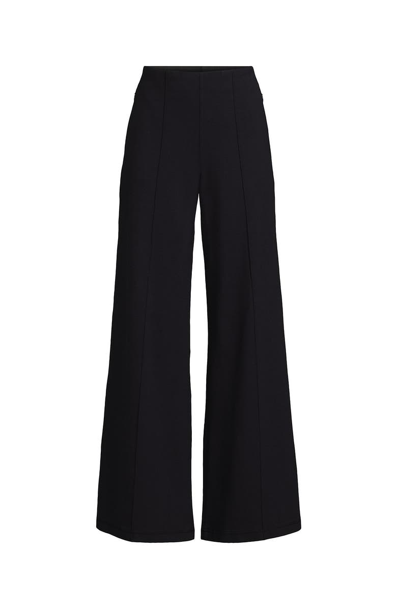 Lands
 End Starfish High Rise Palazzo Pants, Alternate, color, Black