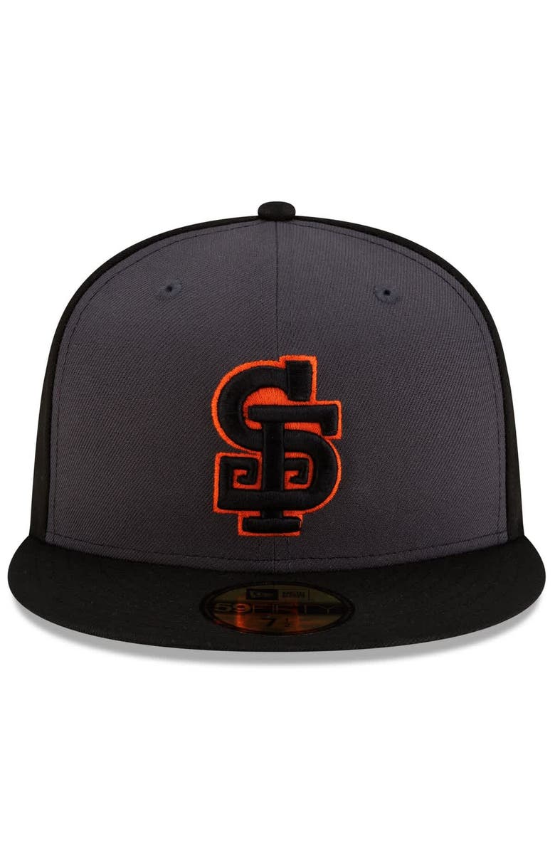 New Era Men's New Era  Gray/Black San Francisco Giants Authentic Collection Alternate 59FIFTY Fitted Hat, Alternate, color, Gray