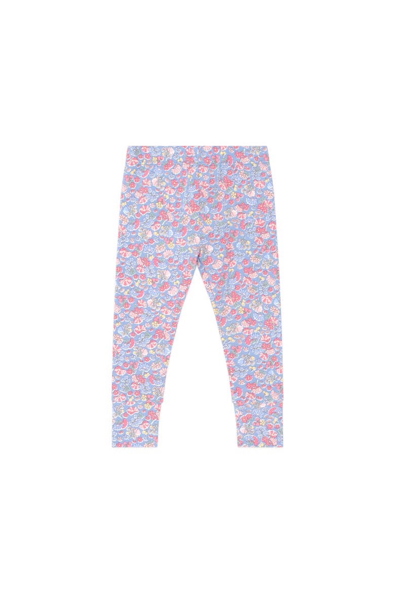 Vintage Floral Legging, Main, color, Bijou Blue Multi