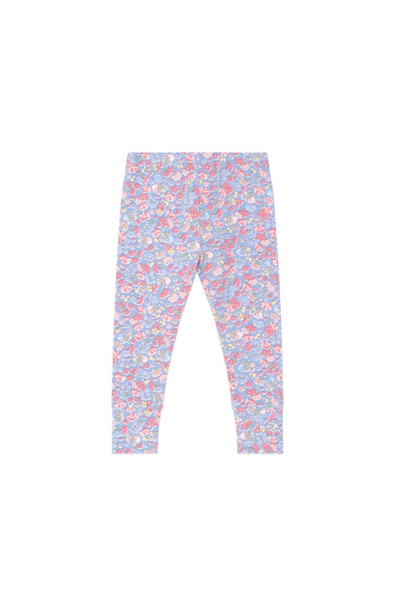 Huxbaby Vintage Floral Legging, Main, color, Bijou Blue Multi