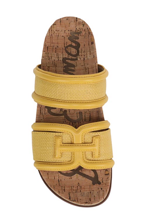 Sam Edelman Rowan Platform Sandal In Sunflower