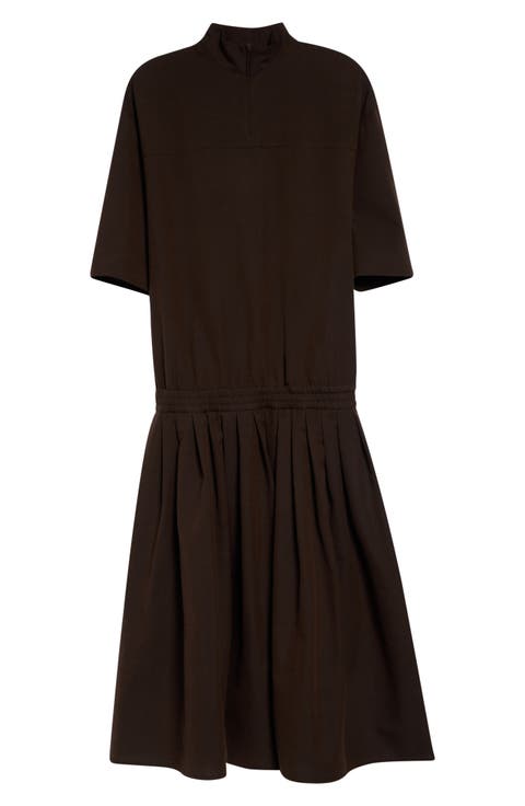 Wool Blend Shirtdress