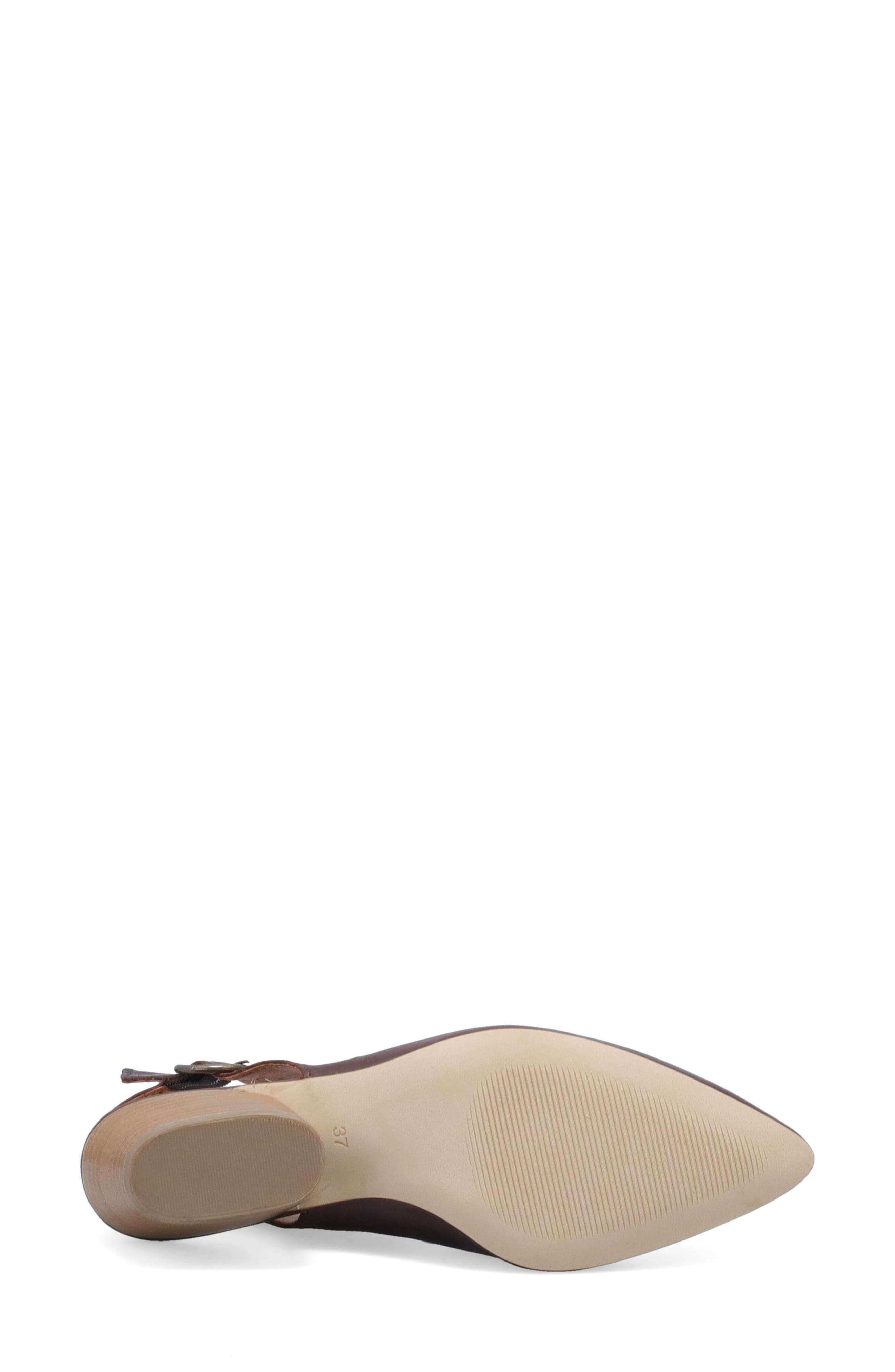 Haven Slingback Pointed Toe Pump, Alternate, color, BROWN