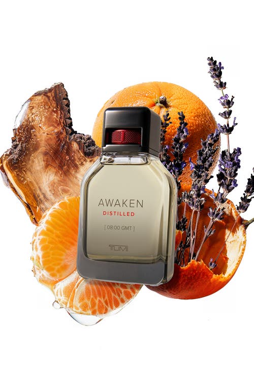 Tumi Awaken Distilled 8:00 Gmt Eau De Parfum Duo $330 Value In Transparent