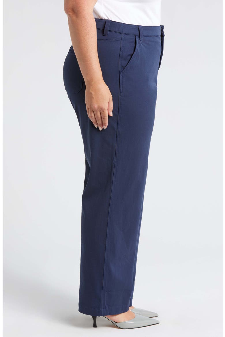 Orchard High Waist Stretch Twill Chino Pants, Alternate, color, NAVY