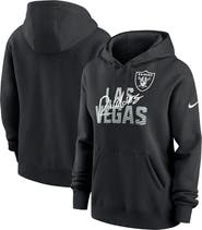 Nike Women's Nike Black Las Vegas Raiders Wordmark Club Fleece Pullover Hoodie