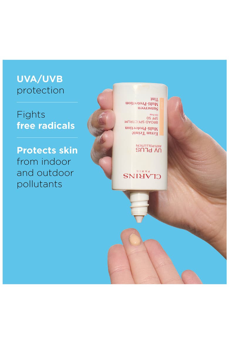 UV Plus Anti-Pollution Antioxidant Tinted Face Sunscreen SPF 50, Alternate, color, LIGHT