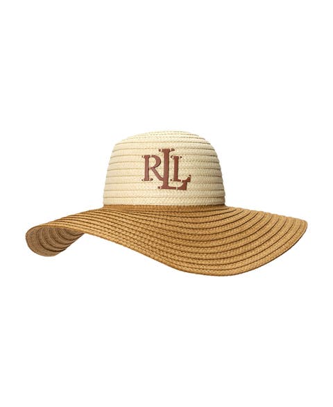 Woven Sunhat With Leather