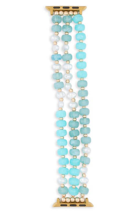Faux Pearl Beaded Apple Watch® Watchband