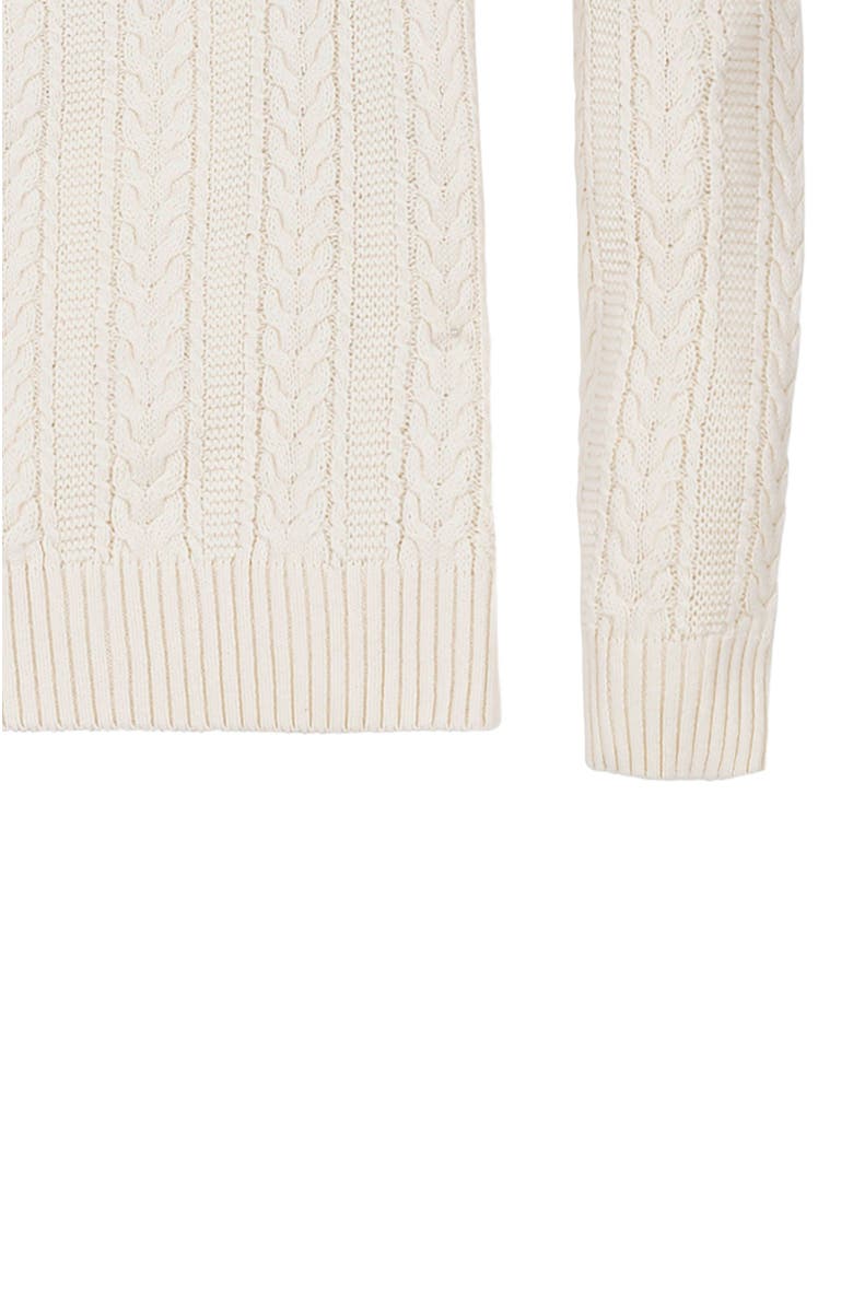 Hope & Henry Women's Organic Fair Isle Cable Sweater, Alternate, color, 