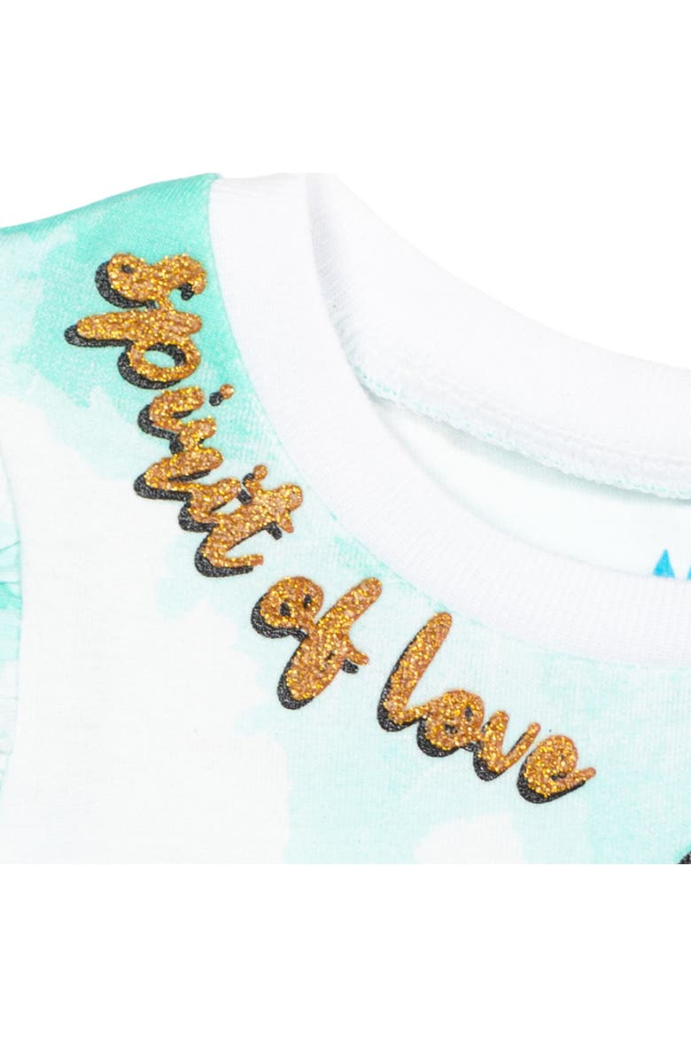 Princess T-Shirt & French Terry Shorts Set, Alternate, color, Moana Blue