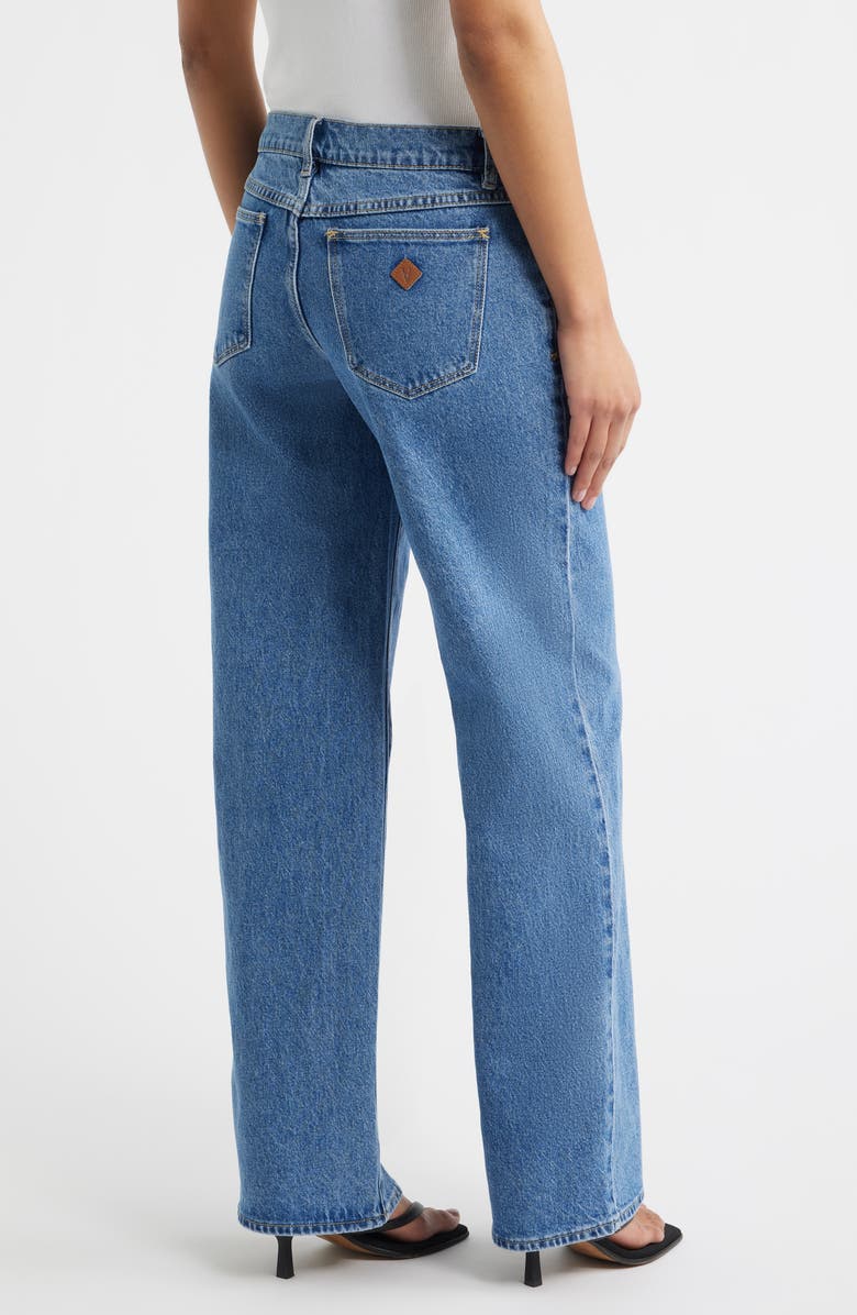 ABRAND '99 Molly Low Rise Wide Leg Jeans, Alternate, color, Mid Blue