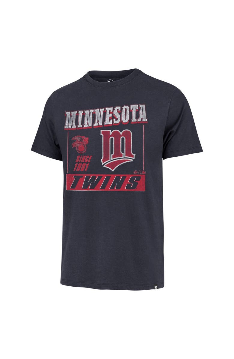 '47 Men's '47 Navy Minnesota Twins Outlast Franklin T-Shirt, Alternate, color,