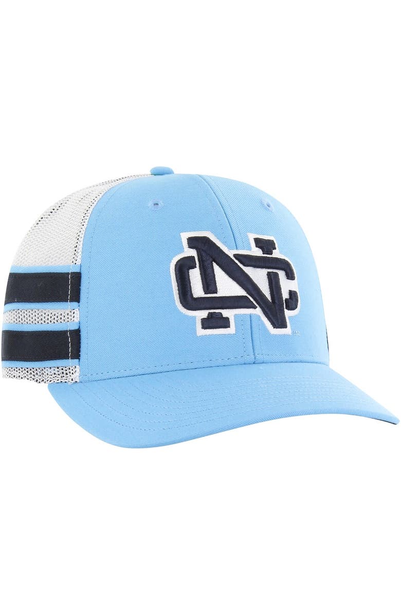 '47 Men's '47 Carolina Blue North Carolina Tar Heels Straight Eight Adjustable Trucker Hat, Alternate, color, Light Blue