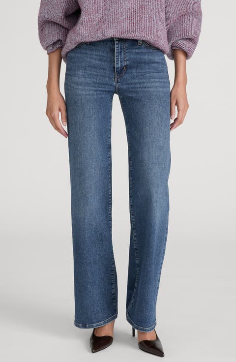 Le Slim Palazzo High Waist Wide Leg Jeans