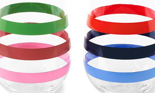 Kate Spade New York Set Of Two Stemless Wine Glasses