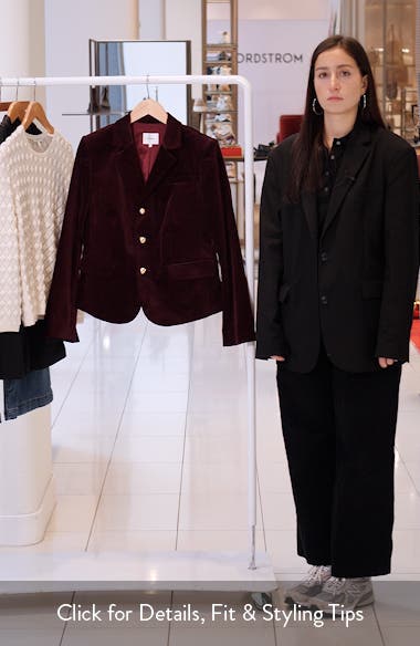 FRAME The Velvet Smart Blazer (Women) | Nordstromrack