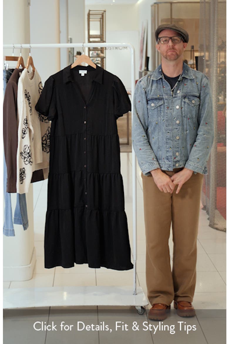 Tiered Midi Shirtdress video