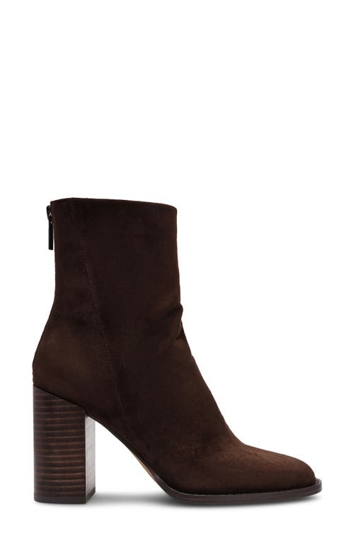Steve Madden Obsession Block-heel Booties In Brown