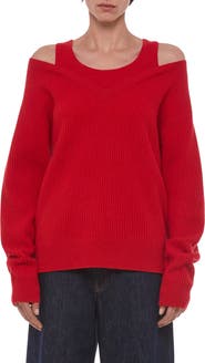 Helmut Lang Double Layer Wool Sweater