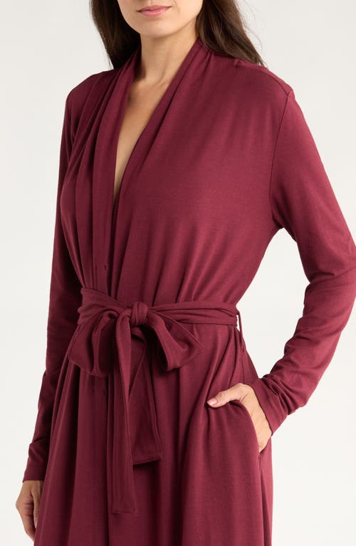 Lunya Slumberknit™ Maxi Robe In Brown