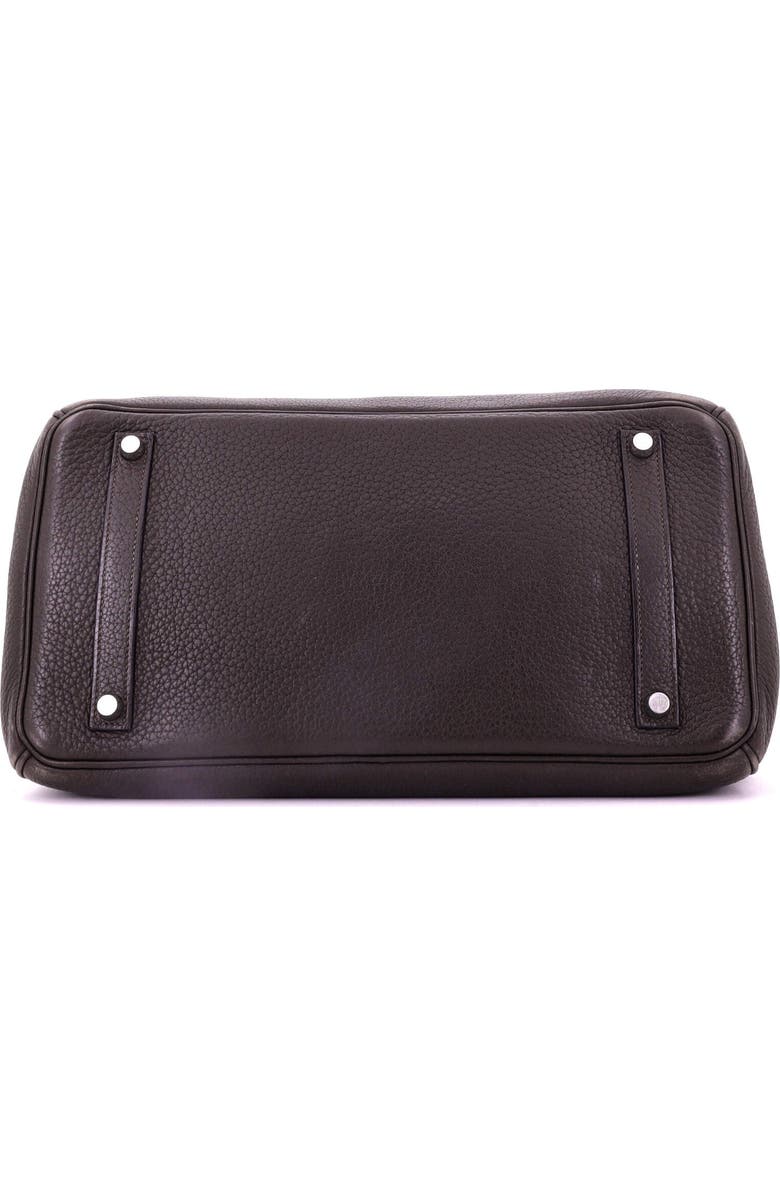 Pre-Owned Hermes Birkin Handbag Brown Clemence with Palladium Hardware 35, Alternate, color,