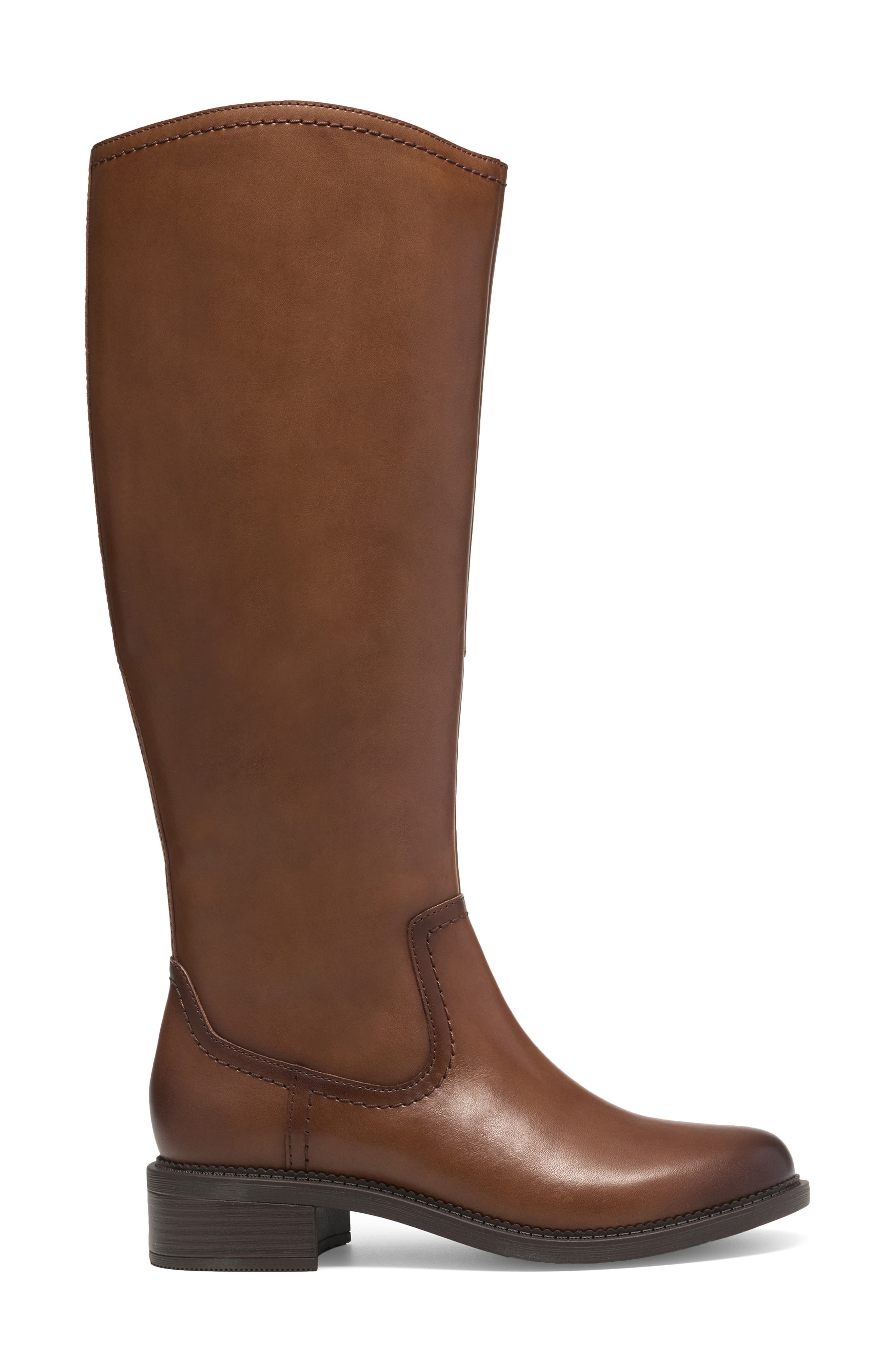 Maye Ride Boot, Alternate, color, BRITISH TAN LEATHER
