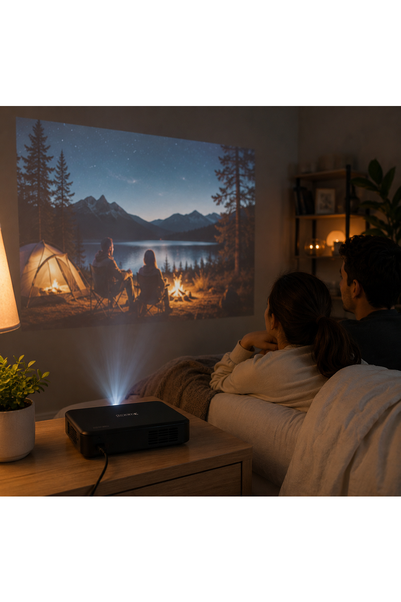 Compact HD Projector Portable Big-Screen Entertainment, Alternate, color, Black