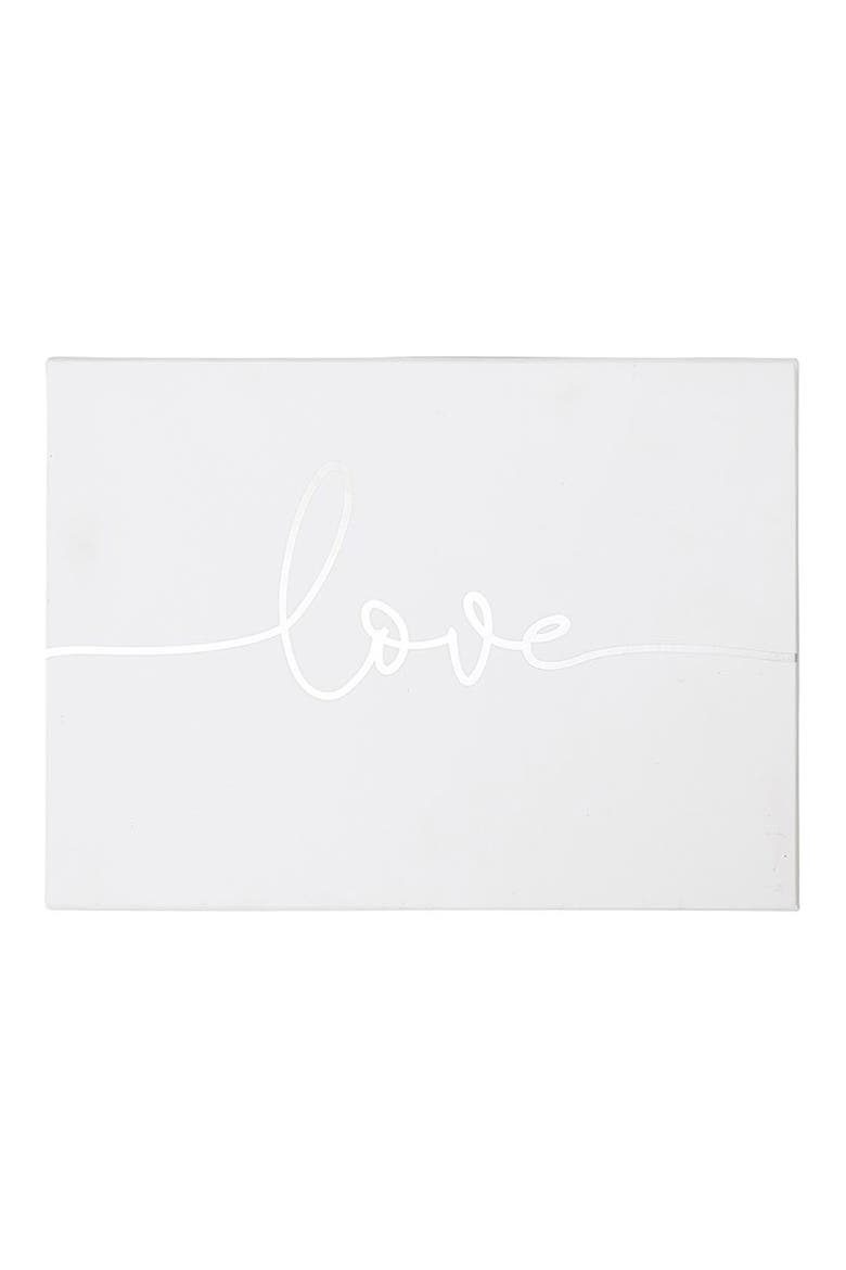 Love Guest Book, Alternate, color, WHITE