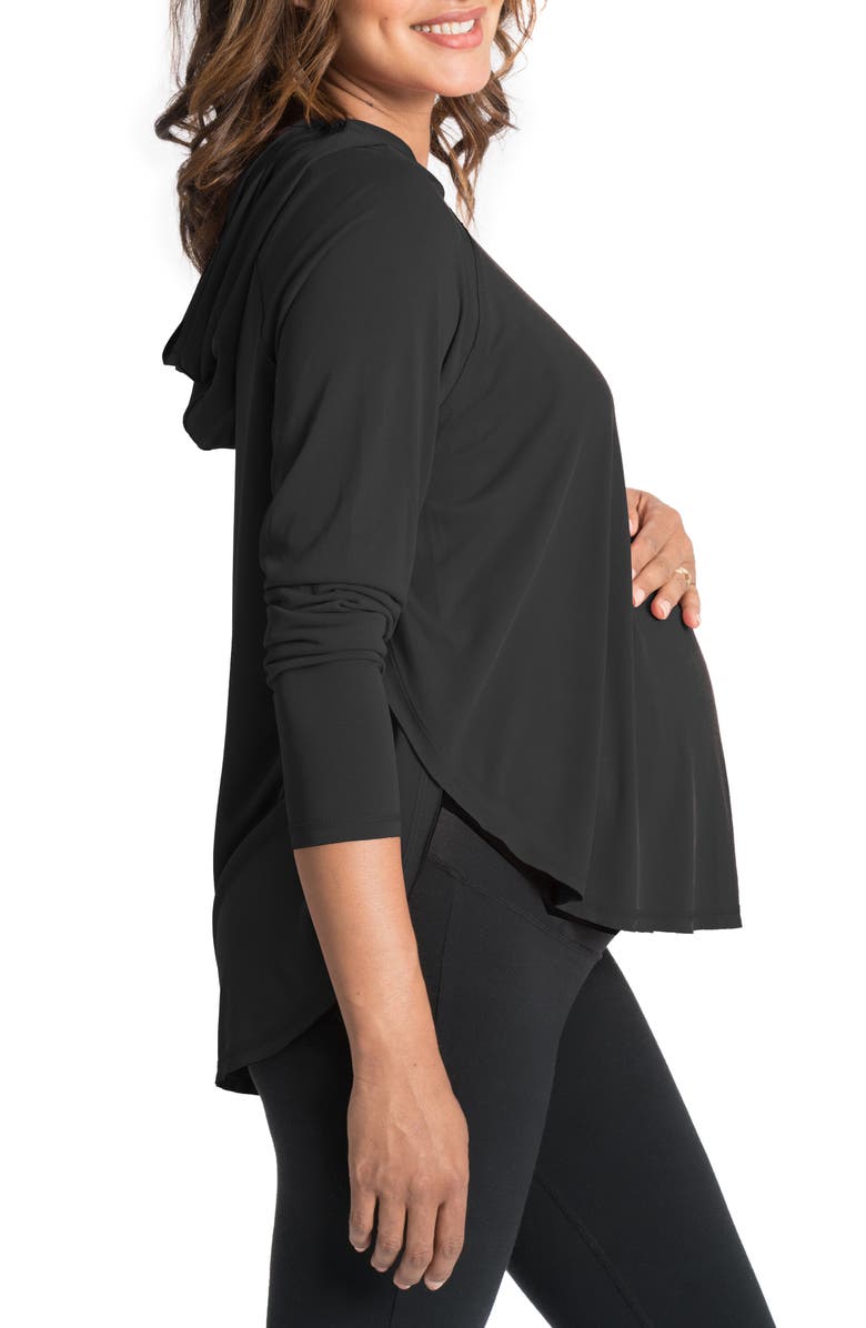 Bun Maternity So Soft Maternity/Nursing Hoodie, Main, color, 
