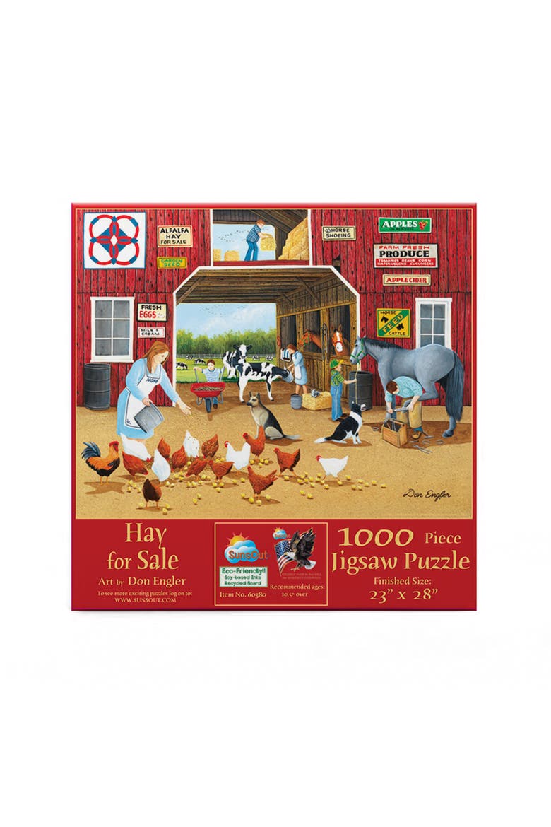 Hay For Sale 1000 piece Jigsaw Puzzle for Adults, Alternate, color, Multicolor