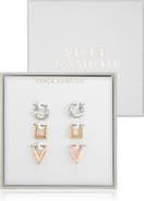 Vince Camuto 3-Pack Mixed Hoop Earrings