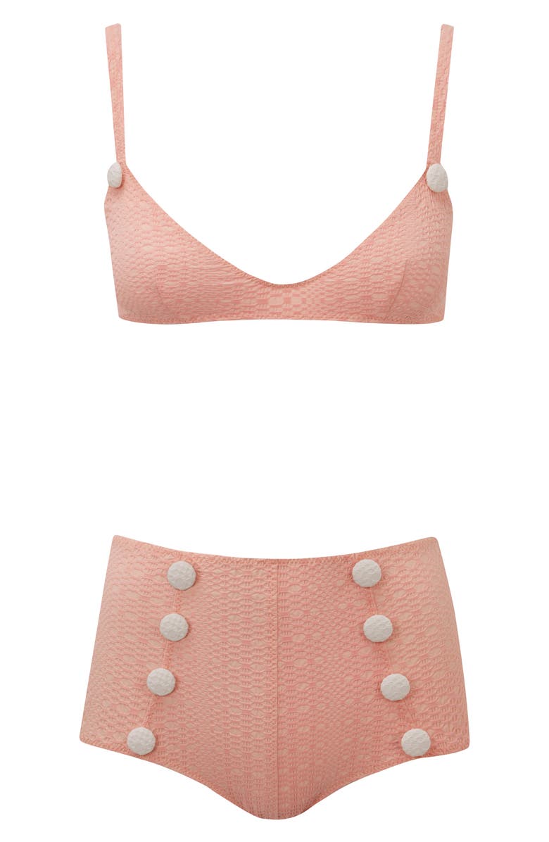 Lisa Marie Fernandez Button Two-Piece Bikini, Main, color,
